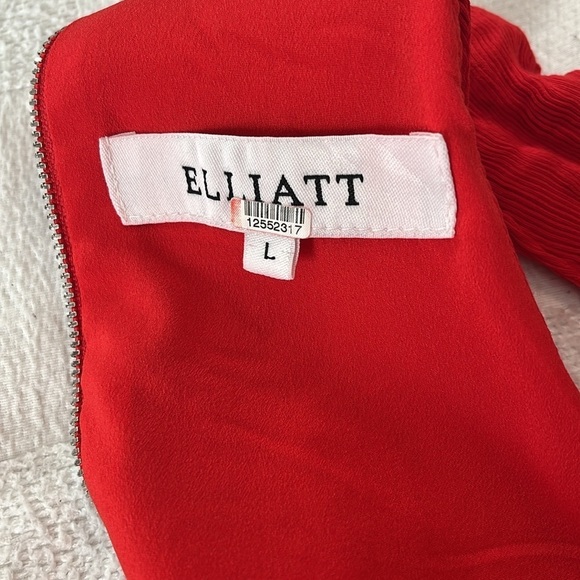 Elliatt Revolve Felice Red Asymmetrical Sleeveless Dress Size Large - Picture 8 of 9